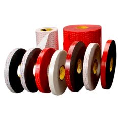3M™ VHB™ Tape 4945, White, 1/2 in x 36 yd, 45 mil, 18 rolls per case