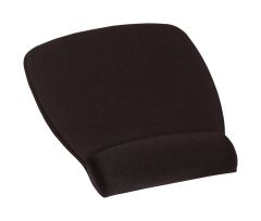 3M™ Foam Mouse Pad Wrist Rest MW209MB, Compact Size, Fabric, Black, 6.8 in x 8.6 in x 0.75 in