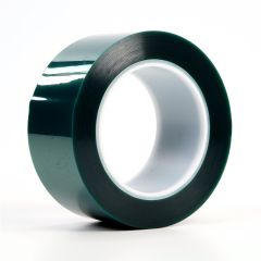 3M™ Polyester Tape 8992, Green, 2 in x 72 yd, 3.2 mil, 24 rolls per case