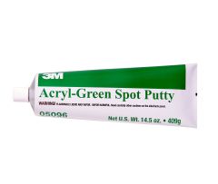3M™ Acryl Putty, 05096, Green, 14.5 oz, 12 tubes per case