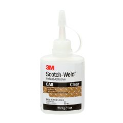 3M™ Scotch-Weld™ Instant Adhesive CA8, Clear, 1 fl oz Bottle, 12/case