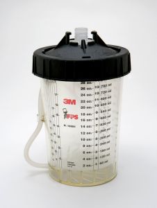 3M™ PPS™ Type H/O Pressure Cup, 16124, Large (28 fl oz, 828 mL), 1 per
box, 2 per case