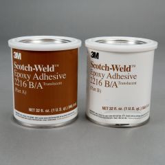 3M™ Scotch-Weld™ Epoxy Adhesive 2216, Translucent, Part B/A, 1 Gallon
Kit, 2/case