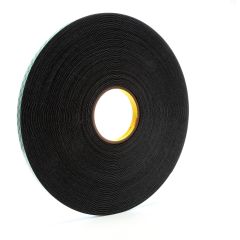 3M™ Double Coated Urethane Foam Tape 4052, Black, 1 in x 72 yd, 31 mil,
9 rolls per case
