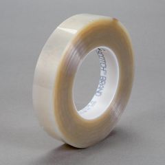 3M™ Polyester Tape 8412, Transparent, 1/2 in x 72 yd, 6.3 mil, 72 rolls per case