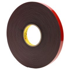 3M™ VHB™ Tape 4611, Dark Gray, 1/2 in x 36 yd, 45 mil, 18 rolls per case
