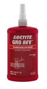 Loctite Letter Grade AVV (086) High Strength Threadlocker, 08641/214166, 250ml bottle