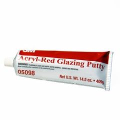 3M™ Acryl Putty, 05098, Red, 14.5 oz, 12 tubes per case