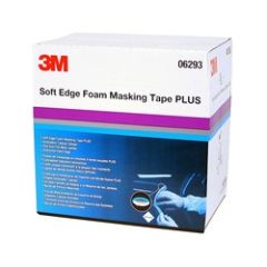 3M™ Soft Edge Foam Masking Tape +, 06293, 21mm x 49m, 1 per case