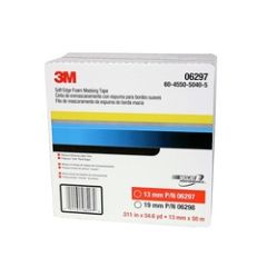 3M™ Soft Edge Foam Masking Tape, 06297, 13 mm x 50 m, 1 per case