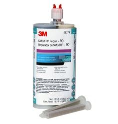 3M™ SMC/Fiberglass Repair Adhesive-90, 08274, Black, 400 mL Cartridge, 6
per case
