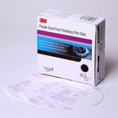 3M™ Purple Finishing Film Hookit™ Disc Dust-Free, 30767, 6", P1500