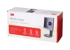 3M™ Monitor Stand MS110MB, Easy Adjust, Black, Retail Package
