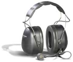 3M™ PELTOR™ MT Series 2-Way Comms Headset Headband, Direct wired headset
(PTT on left cup) for Motorola HT750/HT1250 1 EA/Case