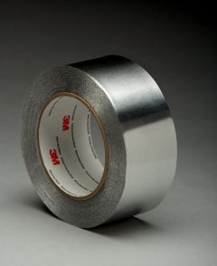 3M™ Aluminum Foil Tape 425, Silver, 19 mm x 55 m, 4.6 mil, 48 rolls per
case