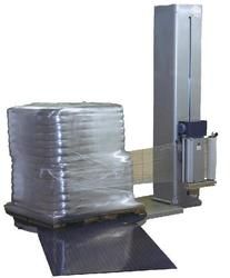Pakwrapper 6100 Semi-Automatic Low Profile Stretch Wrapper with Ramp