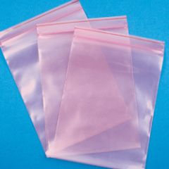 Pink Anti-Static Seal Top Bag - 2 1/2" x 3", 0.004"