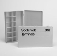 3M™ Scotchlok™ Plastic Empty Terminal Box, Clear, made of clear plastic