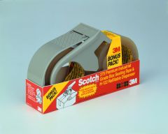 Scotch® Box Sealing Tape with Dispenser PSD1, Clear, 48 mm X 50 m, 18
per case