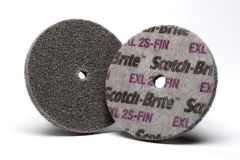 Scotch-Brite™ EXL Unitized Wheel, 6" x 1/4" x 5/8" 4S FIN