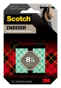 Scotch® Mounting Squares Permanent 111-LRG, 2 in x 2 in (50,8 mm x 50,8 mm)