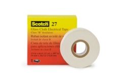 3M™ Glass Cloth Electrical Tape 27, 1/2 in x 66 ft