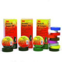 Scotch® Vinyl Color Coding Electrical Tape 35, 3/4 in x 66 ft, Orange,
10 rolls/carton, 100 rolls/Case