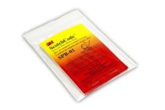3M™ ScotchCode™ Pre-Printed Wire Marker Book SPB-01, black print on a
white background highlights the characters