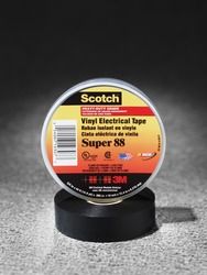 Scotch® Vinyl Electrical Tape Super 88, 2 in x 36 yd, Black, 12
rolls/Case