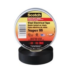Scotch® Vinyl Electrical Tape Super 88, 1 in x 36 yd, Black, 12
rolls/carton, 48 rolls/Case