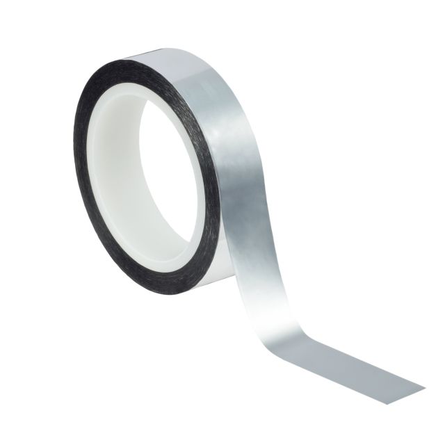 3M™ Polyester Film Tape 850, Silver, 2 in x 72 yd, 1.9 mil, 24 rolls per
case