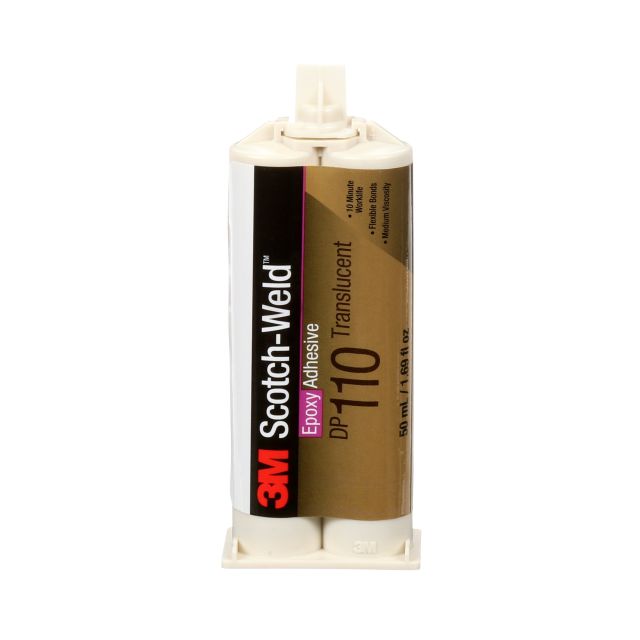 3M™ Scotch-Weld™ Epoxy Adhesive DP110, Translucent, 400 mL Duo-Pak,
6/case