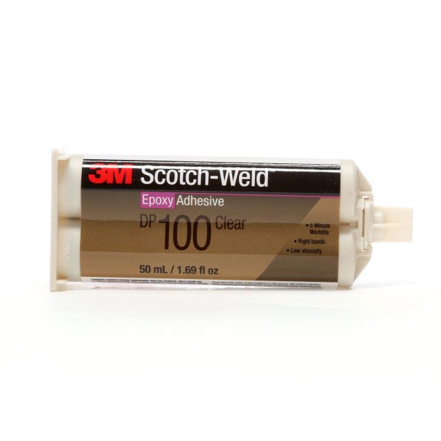 3M™ Scotch-Weld™ Epoxy Adhesive DP100, Clear, 48.5 mL Duo-Pak, 12/case