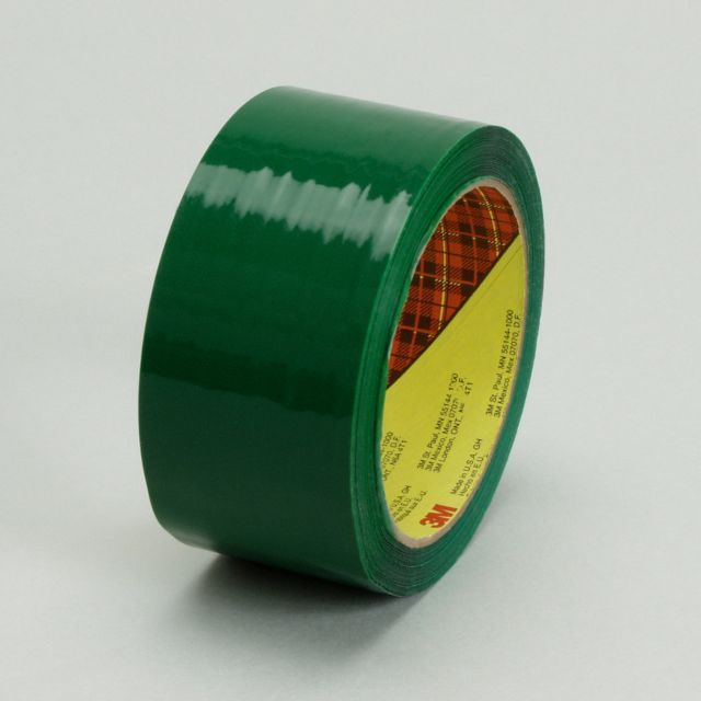 Scotch® Box Sealing Tape 371, Green, 48 mm x 100 m, 36 per case