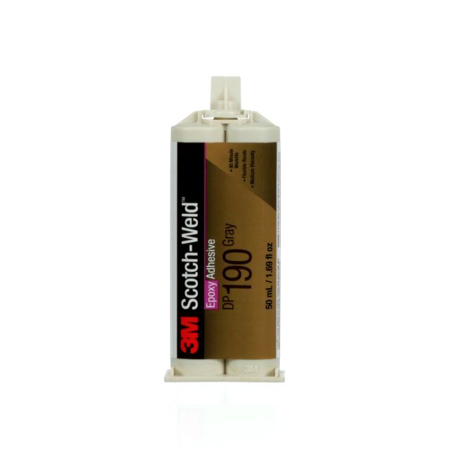 3M™ Scotch-Weld™ Epoxy Adhesive DP190, Gray, 200 mL Duo-Pak, 12/case