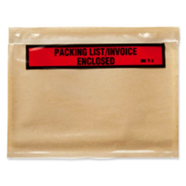 3M™ Top Print Packing List Envelope PLE-T3, 7 in x 5-1/2 in, 1000 per
case