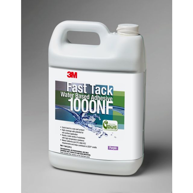 3M™ Fast Tack Water Based Adhesive 1000NF, Purple, 1 Gallon Can, 4/case