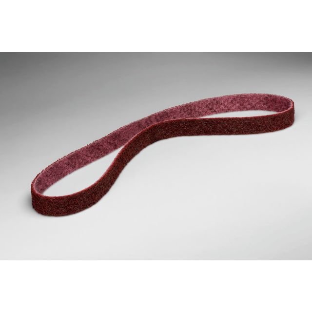 Scotch-Brite™ Surface Conditioning Belt, SC-BS, A/O Medium, 1/2 in x 18
in, 20 per case