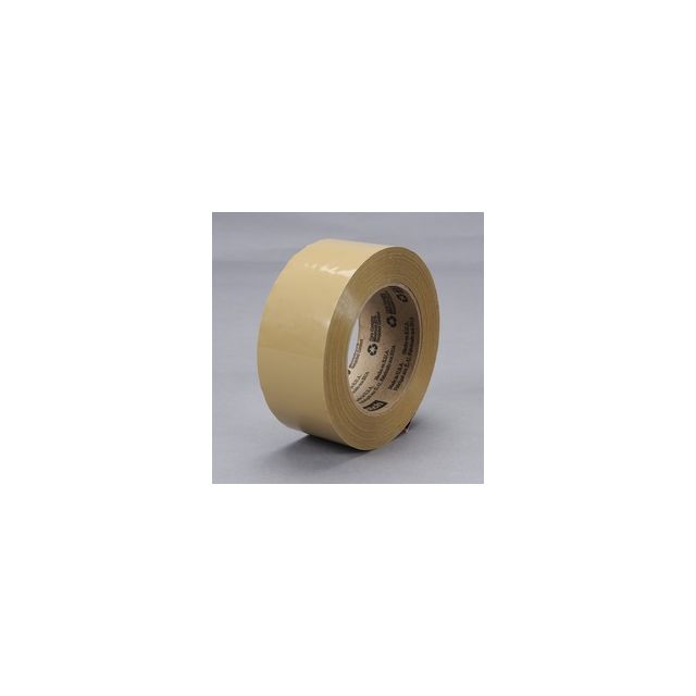 Scotch® Box Sealing Tape 371, Tan, 72 mm x 914 m, 4 per case